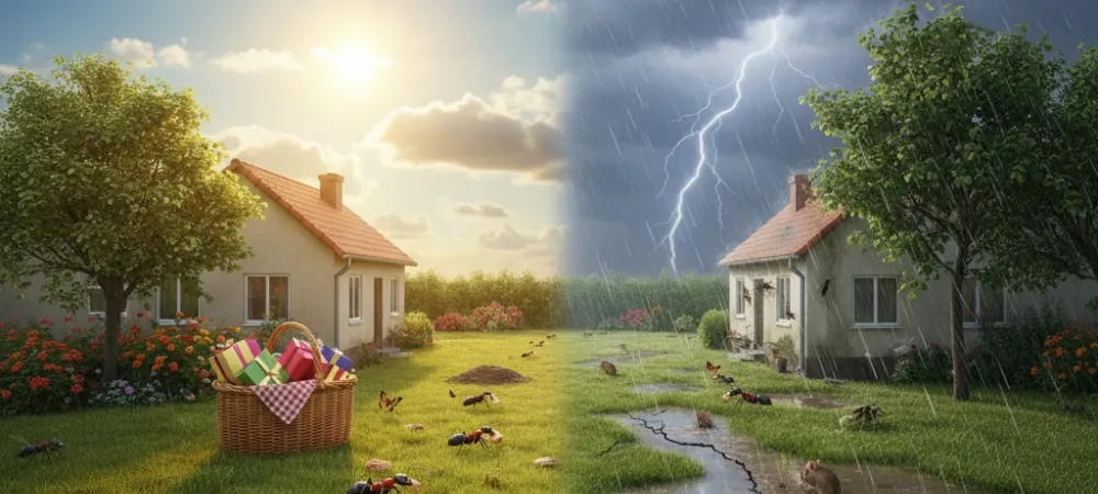 visualization of pest affected by weather patterns