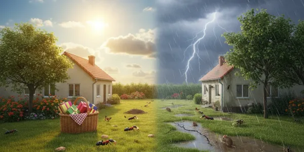 visualization of pest affected by weather patterns